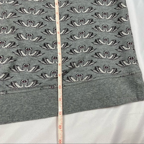 Boden Gray Swan Patterned Sweatshirt - Picture 5 of 9